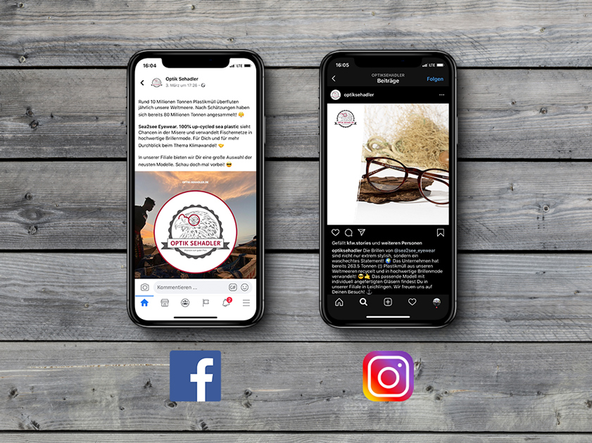 Optik Sehadler Leichlingen | Social Media Marketing Projekt | Instagram und Facebook | Passion Marketing GmbH Werbeagentur Köln